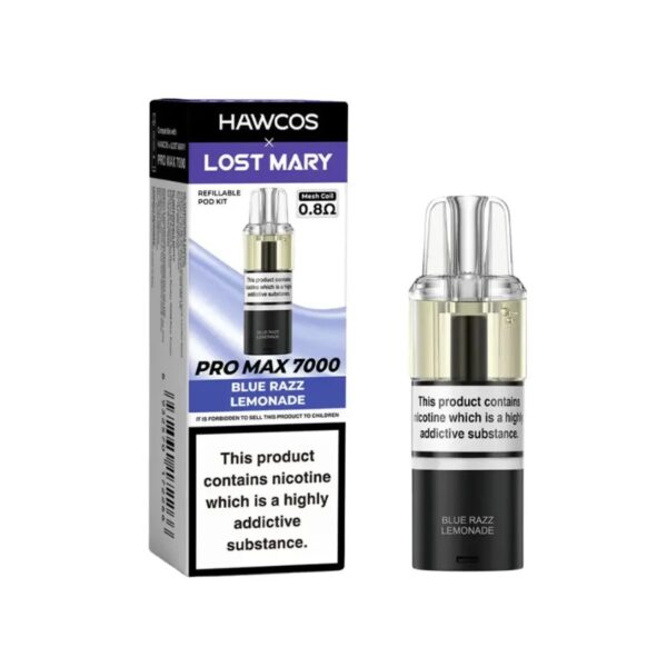 HAWCOS X LOST MARY PRO MAX 7000 PREFILLED PODS & REFILL CONTAINERS 20MG - Image 3