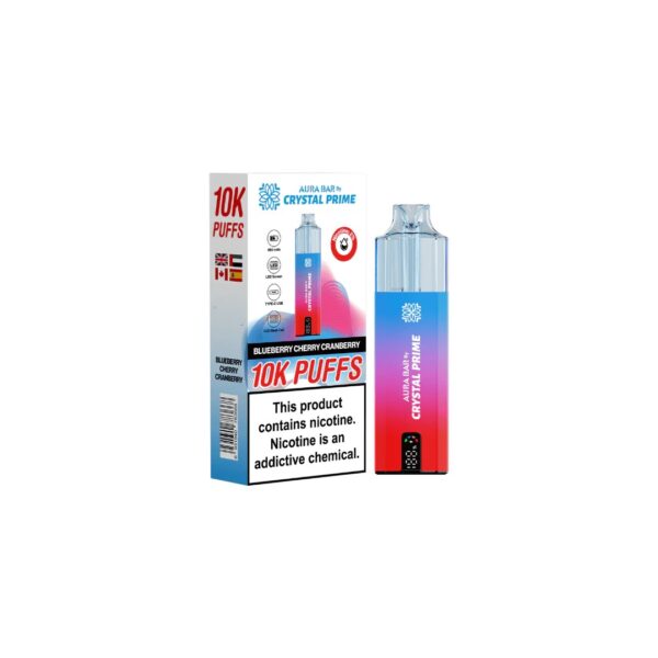 AURA BAR 10K DISPOSABLE VAPE KIT BY CRYSTAL PRIME 20MG - Image 32
