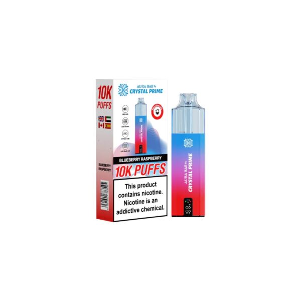 AURA BAR 10K DISPOSABLE VAPE KIT BY CRYSTAL PRIME 20MG - Image 34