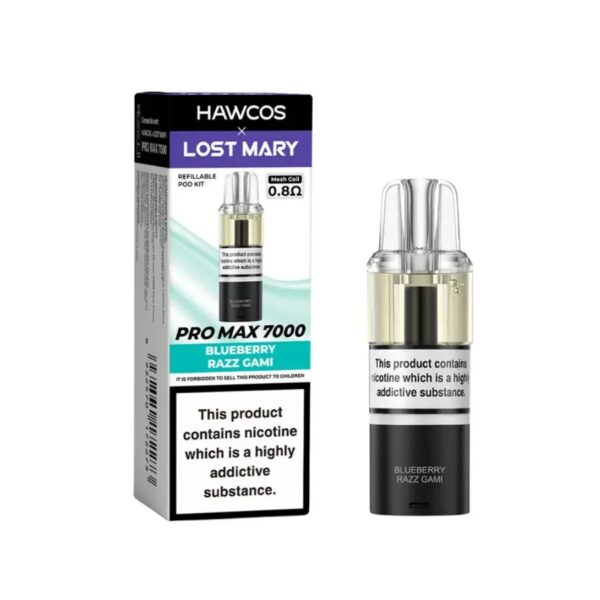 HAWCOS X LOST MARY PRO MAX 7000 PREFILLED PODS & REFILL CONTAINERS 20MG - Image 4