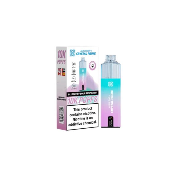 AURA BAR 10K DISPOSABLE VAPE KIT BY CRYSTAL PRIME 20MG - Image 36