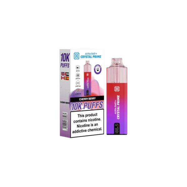 AURA BAR 10K DISPOSABLE VAPE KIT BY CRYSTAL PRIME 20MG - Image 38