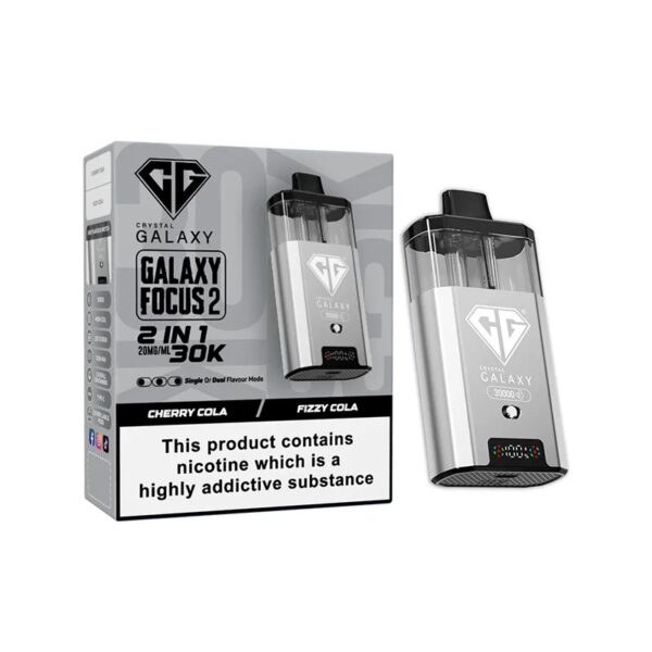 CRYSTAL GALAXY FOCUS 2 30K DISPOSABLE VAPE KIT 20MG - Image 52