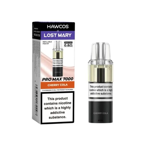 HAWCOS X LOST MARY PRO MAX 7000 PREFILLED PODS & REFILL CONTAINERS 20MG - Image 6