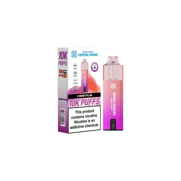 AURA BAR 10K DISPOSABLE VAPE KIT BY CRYSTAL PRIME 20MG - Image 40