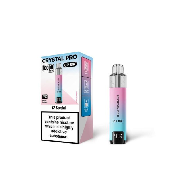 CRYSTAL PRO CP 10K DISPOSABLE VAPE KIT 20MG - Image 32