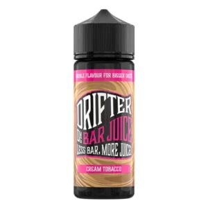 CREAM TOBACCO 100ML E LIQUID DRIFTER BAR JUICE