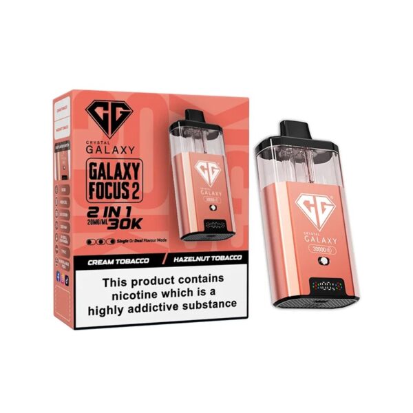 CRYSTAL GALAXY FOCUS 2 30K DISPOSABLE VAPE KIT 20MG - Image 60