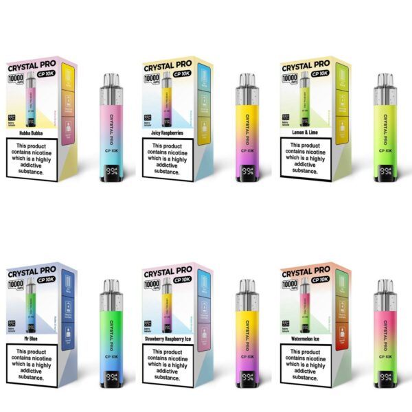 CRYSTAL PRO CP 10K DISPOSABLE VAPE KIT 20MG