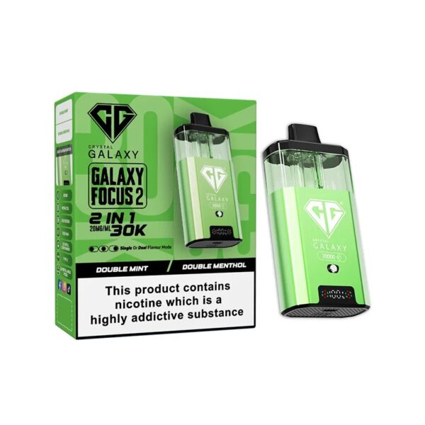 CRYSTAL GALAXY FOCUS 2 30K DISPOSABLE VAPE KIT 20MG - Image 62