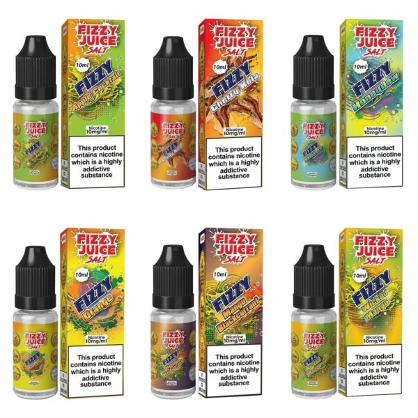 FIZZY JUICE 10ML NIC SALT PACK OF 10 EXP