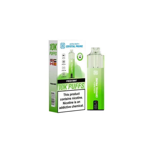AURA BAR 10K DISPOSABLE VAPE KIT BY CRYSTAL PRIME 20MG - Image 44
