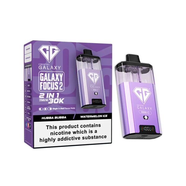 CRYSTAL GALAXY FOCUS 2 30K DISPOSABLE VAPE KIT 20MG - Image 18