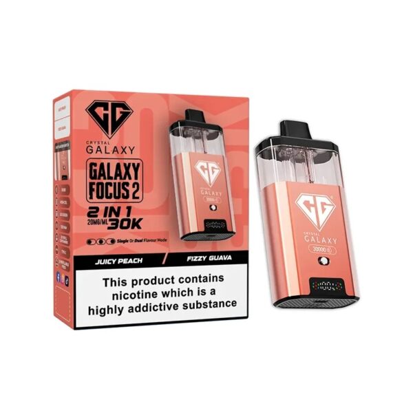 CRYSTAL GALAXY FOCUS 2 30K DISPOSABLE VAPE KIT 20MG - Image 20