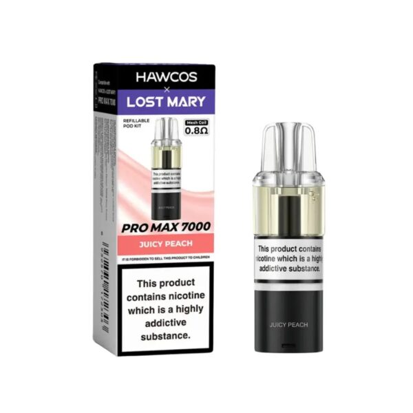 HAWCOS X LOST MARY PRO MAX 7000 PREFILLED PODS & REFILL CONTAINERS 20MG - Image 7