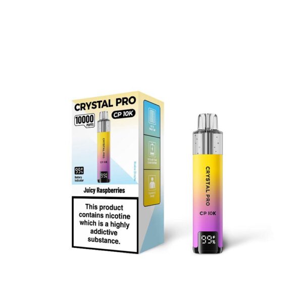 CRYSTAL PRO CP 10K DISPOSABLE VAPE KIT 20MG - Image 8