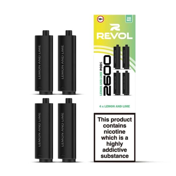 REVOL 2600 4 IN 1 PREFILLED VAPE PODS 20MG (4 PACK) - Image 10