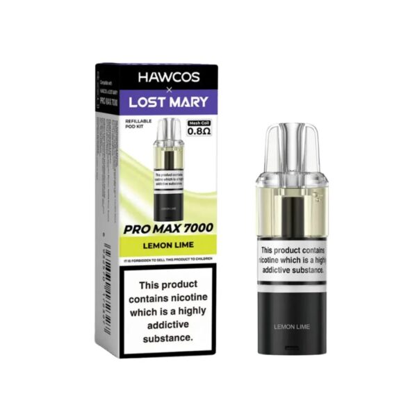 HAWCOS X LOST MARY PRO MAX 7000 PREFILLED PODS & REFILL CONTAINERS 20MG - Image 9