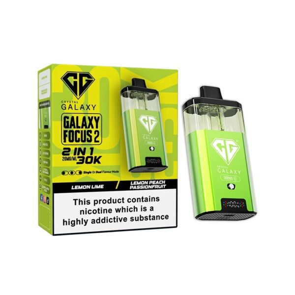 CRYSTAL GALAXY FOCUS 2 30K DISPOSABLE VAPE KIT 20MG - Image 24