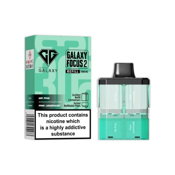 CRYSTAL GALAXY 30K FOCUS 2 PREFILLED PODS 20MG - Image 2