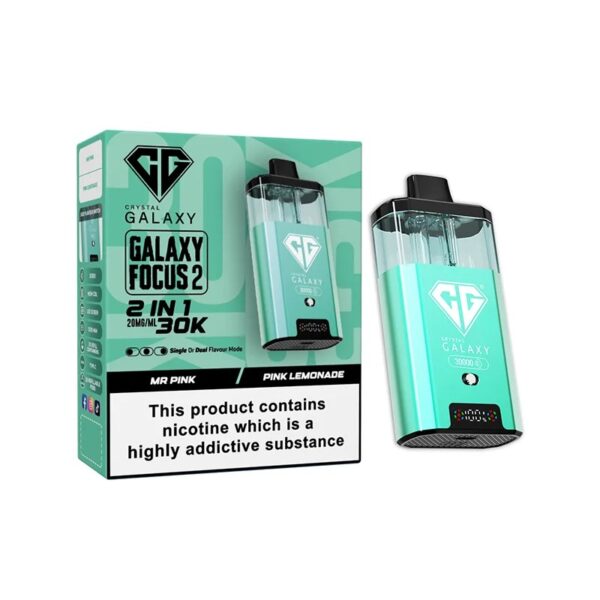 CRYSTAL GALAXY FOCUS 2 30K DISPOSABLE VAPE KIT 20MG - Image 32