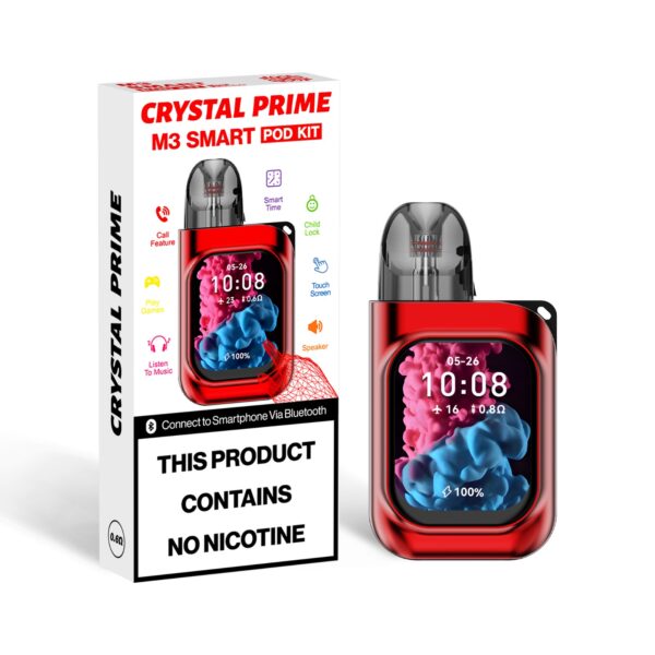 CRYSTAL PRIME M3 SMART REFILLABLE POD VAPE KIT 20MG - Image 4
