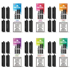REVOL 2600 4 IN 1 PREFILLED VAPE PODS 20MG (4 PACK)