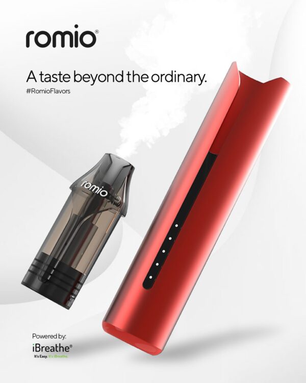 ROMIO ASTER R REFILLABLE POD VAPE KIT - Image 5