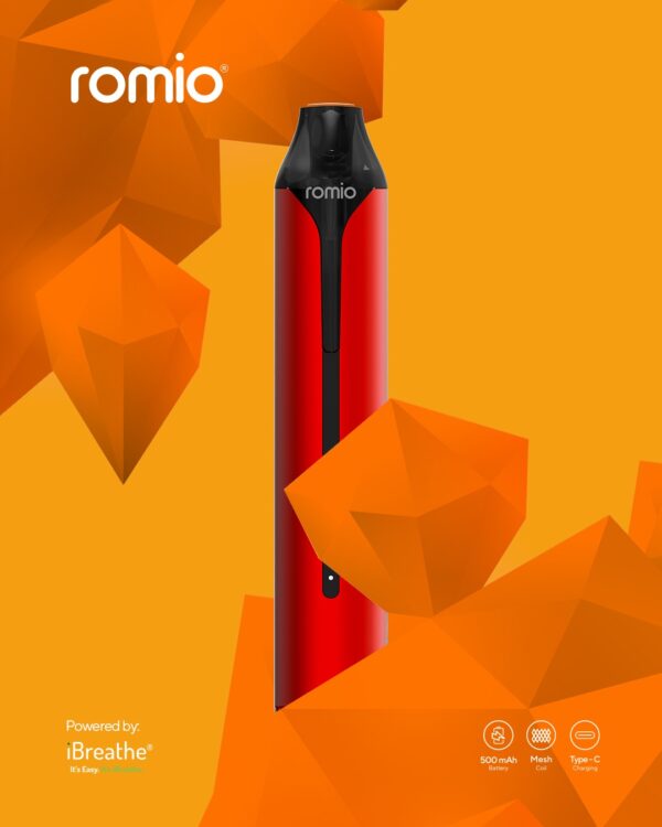 ROMIO ASTER R REFILLABLE POD VAPE KIT - Image 2