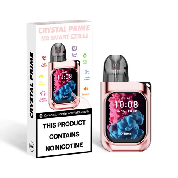 CRYSTAL PRIME M3 SMART REFILLABLE POD VAPE KIT 20MG - Image 5