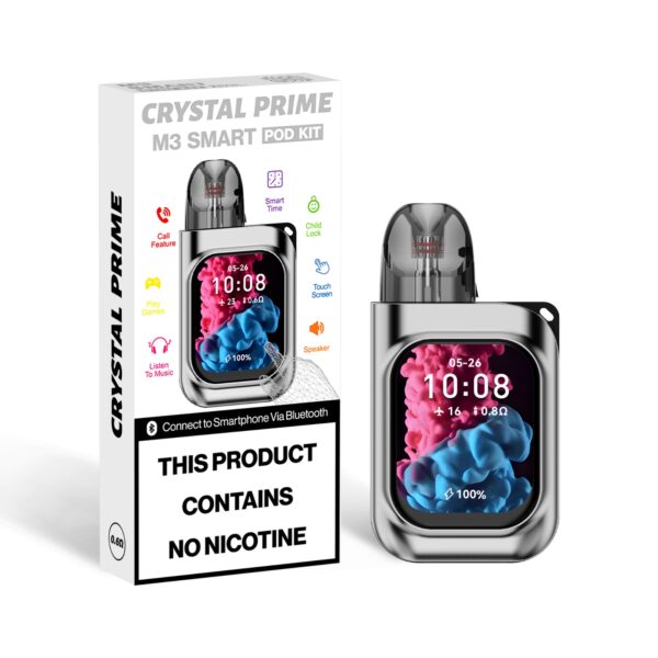 CRYSTAL PRIME M3 SMART REFILLABLE POD VAPE KIT 20MG - Image 6