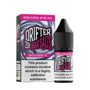 SOUR BLUEBERRY ICE 10ML NIC SALT DRIFTER BAR SALTS