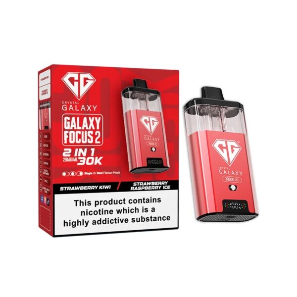 CRYSTAL GALAXY FOCUS 2 30K DISPOSABLE VAPE KIT 20MG - Image 4