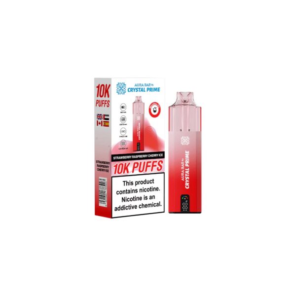 AURA BAR 10K DISPOSABLE VAPE KIT BY CRYSTAL PRIME 20MG - Image 16