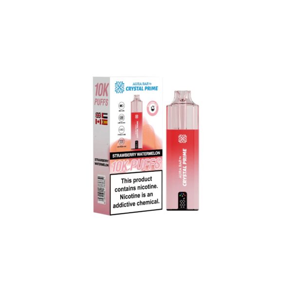 AURA BAR 10K DISPOSABLE VAPE KIT BY CRYSTAL PRIME 20MG - Image 20