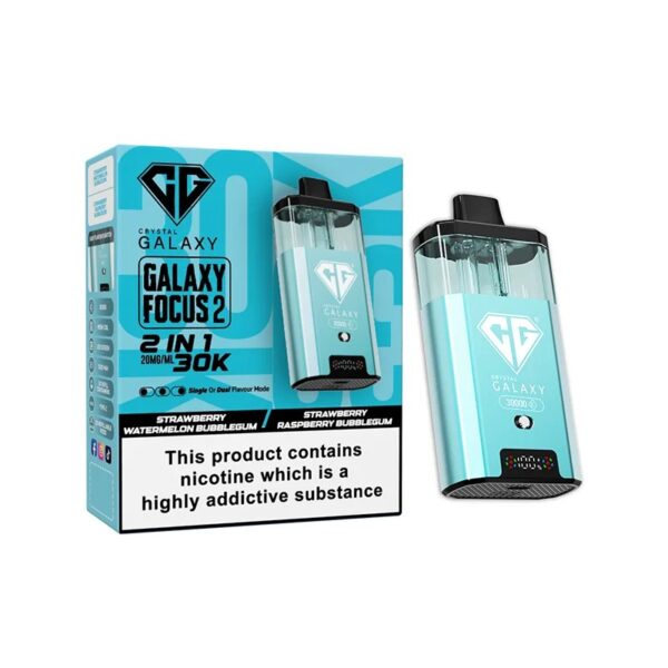CRYSTAL GALAXY FOCUS 2 30K DISPOSABLE VAPE KIT 20MG - Image 10