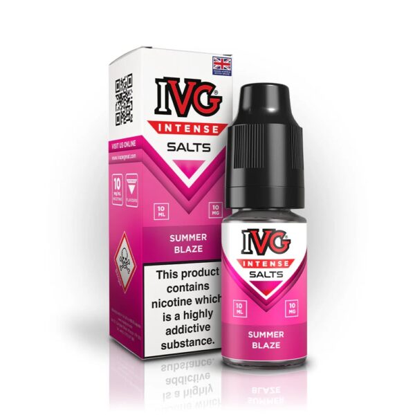 SUMMER BLAZE 10ML NIC SALT IVG INTENSE SALTS