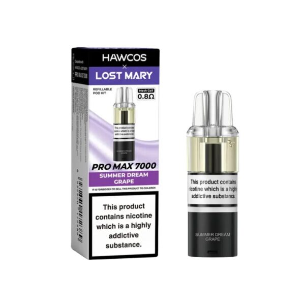 HAWCOS X LOST MARY PRO MAX 7000 PREFILLED PODS & REFILL CONTAINERS 20MG - Image 14