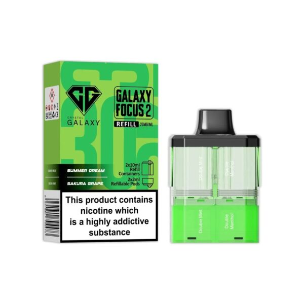 CRYSTAL GALAXY 30K FOCUS 2 PREFILLED PODS 20MG - Image 9