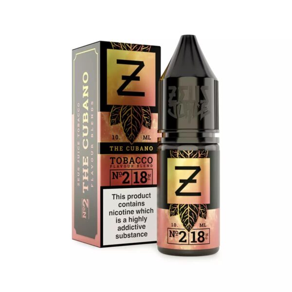 THE CUBANO 10ML NIC SALT ZEUS JUICE