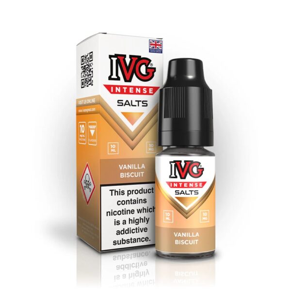 VANILLA BISCUIT 10ML NIC SALT IVG INTENSE SALTS