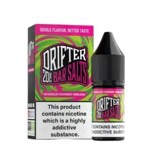 WATERMELON STRAWBERRY BUBBLEGUM 10ML NIC SALT DRIFTER BAR SALTS