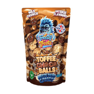 TOFFEE CHOCO BALLS FREEZE DRIED CANDY SWEETS FREEZY TREATS