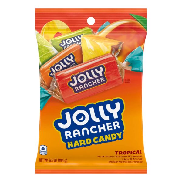 TROPICAL HARD CANDY 184G JOLLY RANCHER