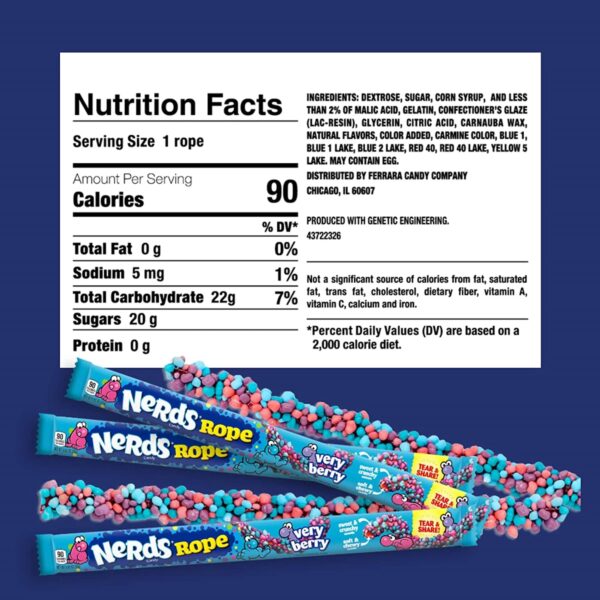 NERDS VERY BERRY ROPE CANDY BY NESTLE - Image 4