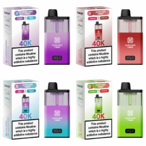 AURA BAR TWIST 40K PREFILLED POD VAPE KIT BY CRYSTAL PRIME 20MG
