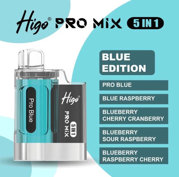 HIGO PRO MIX 5 IN 1 PREFILLED POD VAPE KIT 20MG - Image 2