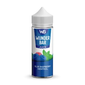 BLUE RASPBERRY MENTHOL 100ML E LIQUID WUNDER BAR