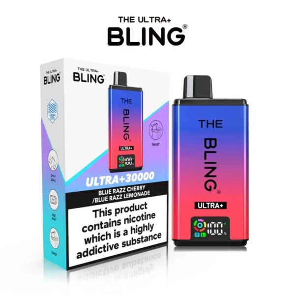 THE BLING ULTRA+ 30K PREFILLED POD VAPE KIT 20MG - Image 18