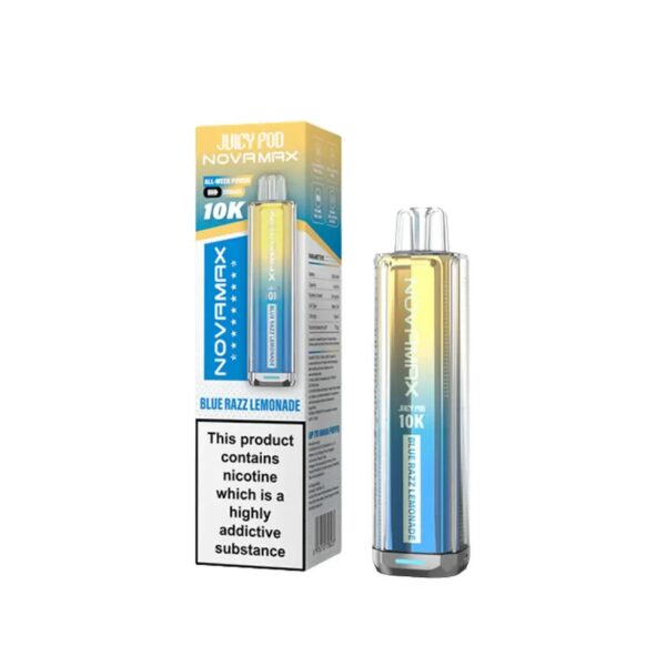 JUICY POD NOVAMAX 10K PREFILLED POD VAPE KIT 20MG - Image 8
